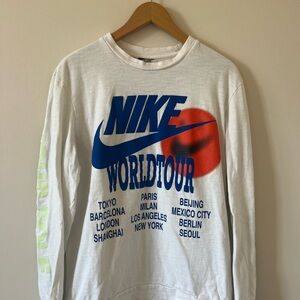 Nike White World Tour Long Sleeve